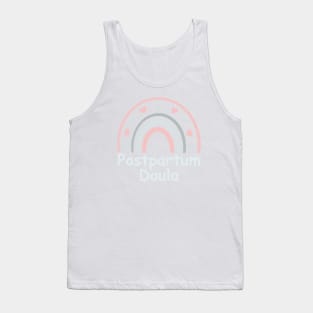 Rainbow Postpartum Doula Tank Top